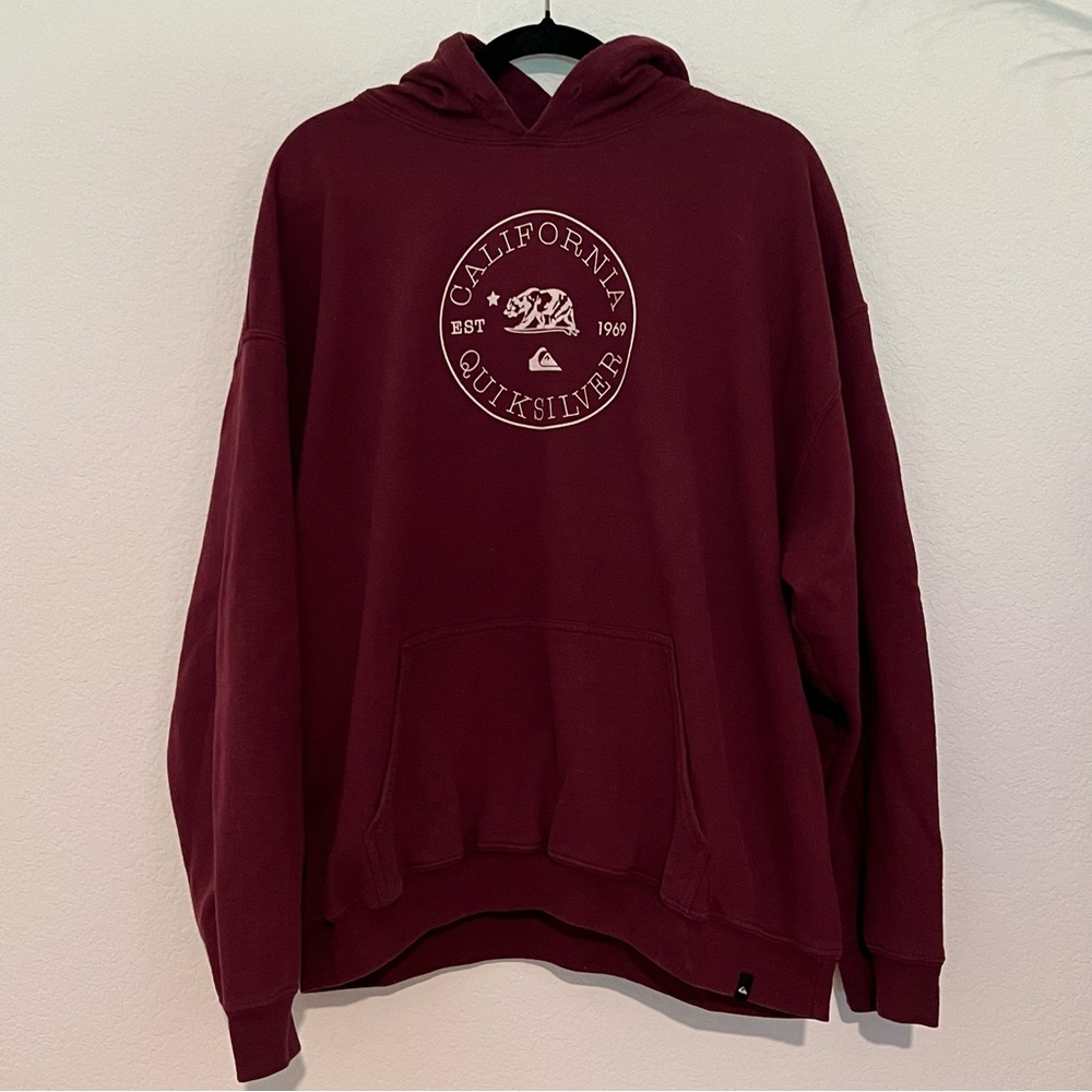 Quiksilver California Hoodie Classic Pullover Style Sweater